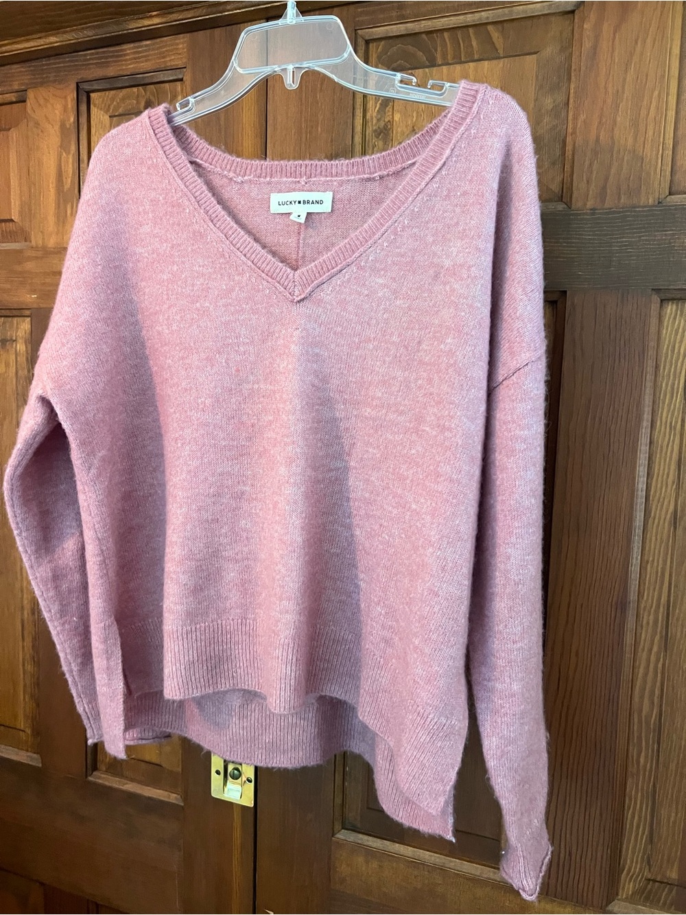 Lucky Brand Women's V-Neck Sweater, M